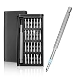 24 in 1 Mini-Präzisions-Schraubendreher-Satz, Professionelles Magnetisches Reparaturwerkzeug, Winziges Torx-Kit für Telefon, Macbook, Computer, Uhr, Laptop, Glocke, Brille, Elektronik