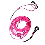 Boss Dog Taktische Schleppleine aus Polyester-Gurtband, TPU, Hot Pink, 6 m