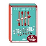 moses. Die große Box der Streichholzrätsel, 50 knifflige Knobelspiele mit Streichhölzern, Denkspiel & Logikrätsel in hochwertiger Geschenkbox für Erwachsene & Jugendliche, Yellow