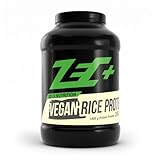 Zec+ Nutrition Reisprotein Eiweißpulver – 1000 g, Geschmack Schoko │ veganes Proteinpulver für rein pflanzliche Proteinversorgung