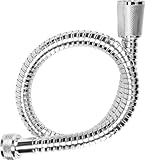Cornat Brauseschlauch - 50 cm Länge - Edelstahl verchromt - Extrem Belastbar - 1/2 Zoll Anschluss - verchromt / Duschschlauch / Ersatzschlauch für Dusche & Badewanne / TECBW3323