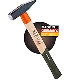 PICARD Schlosserhammer SecuTec Nr. 12 HS 300g | Deutsche Qualität | Ergonomischer Hickorystiel | Ideal für Industrie & Baustelle | DIN 1041 Zertifiziert | Made in Germany seit 1857