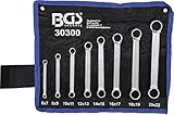 BGS 30300 | Doppel-Ringschlüssel-Satz | extra flach | SW 6 - 22 mm | 8-tlg.