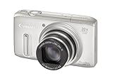 Canon PowerShot SX 240 HS Digitalkamera (12,1 MP, 20-fach opt. Zoom, 7,6cm (3 Zoll) Display, bildstabilisiert) silber