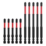 Schraubendreher-Bit-Set, verschleißfeste Legierung, 10,9 cm -Schrauben-Werkzeug-Bit-Set & rutschfestes Reparaturzubehör für Hausreparaturen, elektrische Installationen und Industrie