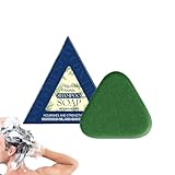 Solides Shampoo, Glättungs-Shampoo für trockenes Haar, natürliche nährende Haarprodukte für den täglichen Gebrauch, Salon, Reisen, Fitnessstudio, Bad, nach dem Training, geschädigt, lockig, fein