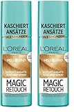L'Oréal Paris Ansatz-Kaschierspray für stufenlose und natürliche Übergänge, Kaschiert Ansätze bis zur nächsten Haarwäsche, Magic Retouch, Hellblond, 1 x 75 ml (Packung mit 2)