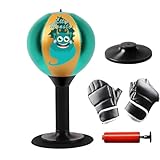 Saugboxsack, Punching-Trainertasche, Speedball für Tischplatte, Saugnäpfe Schreibtischboxsack, Boxsack für Jungen, Boxsack für Erwachsene, Desktop-Boxsack für Zimmer