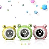 DECHOUS 1Stk Tischuhr für kindergeschenke Jungen Boys The die Boys adventsgeschenke Thhe Boys Nacht Kinderwecker Radio sonnenlicht wecker Alarm Cartoon-Wecker Green