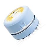 Jiawu Mini-Tischstaubsauger, Effizierer Tragbarer, Einfach Zu Bedienender Elektrier Schreiteil (hellblau)