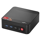 BOSGAME P4 Plus Dual 2,5G LAN Mini-PC, AMD Ryzen 7 5825U Prozessor (bis zu 4,5 GHz), Windows 11 Pro Mini-Computer, 16 GB DDR4 RAM, 512 GB PCIe3.0 SSD, Mini-Gaming-Desktop-PC, HDMI/WiFi/Bluetooth/WOL