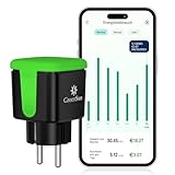 GreenSun WLAN Steckdose Outdoor Zeitschaltuhr Aussenbereich Stromzähler für Steckdose Zeitschaltuhr Steckdose Außen WLAN Steckdose Aussensteckdose Wasserdicht IP44 Outdoor Steckdose 2,4GHz 16A