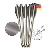 S&K - 5X Carbon Bodkinbolzen 6,3' für Pistolenarmbrust – Kompatibel mit Steambow Stinger, EK Archery Vlad & Cobra, Mey Interceptor UVM. – Hochpräzise Armbrustpfeile mit Bodkins & schwarzen Vanes