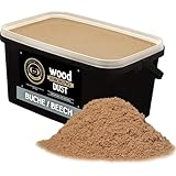 GRILLGOLD Räuchermehl Wood Smoking Dust. Zum räuchen und kalträuchern von Fisch, Fleisch und Gemüse auch für BBQ und Grill geeignet. In Wiederverschliessbaren-Eimer befüllt mit 5,5 Liter Buche
