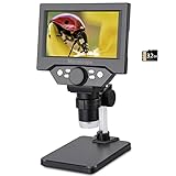 LCD Digital USB Mikroskop, Koolertron 5,5 Zoll 1080P 8 Megapixel 1000X HD Vergrößerung Zoom Drahtlose Mikroskopkamera