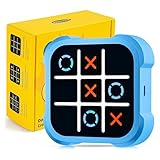 Tic Tac Toe Elektronisch, 4-In-1-Handkonsolen, Reisespiele Brettspiele, Gedächtnisspiele, Tragbare Spielkonsole für Kinder und Erwachsene, Weihnachts Geschenk für Kinder 6-12 Jahre (C)