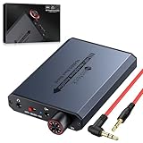 Neoteck Kopfhörer Verstärker 3,5 mm mit Bassverstärkung Tragbarer Verstärker 16-600Ω Audio-Kopfhörerverstärker für Telefone, MP3, MP4 Computer PS4 PS5 Controller