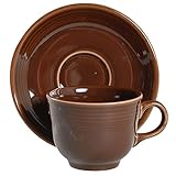 Homer Laughlin Fiesta Schokoladentasse und Untertasse