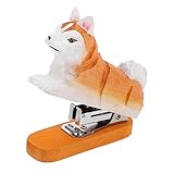 NUOBESTY Tierhefter the office büroradio die schul Schreibwaren schoot kommerzieller Hefter Büroaccessoires Dekor Cartoon-Hefter Hefter aus Holz Werkzeug zum Heften von Papier Metall Brown