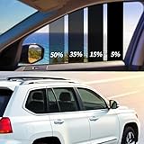 Tönungsfolie Auto, 50 cm x 300 cm Sonnenschutzfolie Auto, Kratzfeste Scheibenfolie Auto, Scheibentönungsfolie zum Blockieren von UV-/IR-Strahlen, Hitze und Blendung (5% VLT)