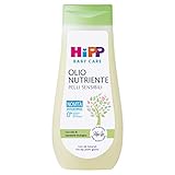 HiPP - Baby Care Pflegeöl für Kinder, nährt und schützt die Haut tief, für trockene und empfindliche Haut, mit 100% natürlichen Ölen, 1 Flasche mit 200 ml