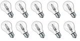 10 x Eco Halogen Glühbirne 42W = 56W Ersatz für 60W E27 klar Glühlampe 2000h warmweiß dimmbar