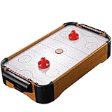 KRUZZEL Mini Air-Hockey-Tisch Tischspiel Lufthockey für Kinder 21882