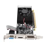 VELATEMOR Grafikkarte 4GB DDR3 128 Bit 700MHz 667MHz PCI Express 1.1 X16 PC -Grafikkarte mit VGA DVI HD Multimedia -Schnittstelle Zum Arbeiten