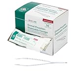 Einmal-Kunststoff-Pinzetten 12 cm | Transparent PS | Steril einzeln verpackt | Basic-Line | Präzisions-Pinzette für Medizin, Kosmetik, Labor, Erste Hilfe, Hygieneanwendungen | Heinz Herenz