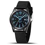 LN LENQIN Herren Uhr Uhren Herren Analog Quarz Armbanduhr 30M wasserdichte mit Datum Mode Casual Designer Uhr für Männer Silikonband