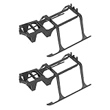 DMLENGOIN RC Hubschrauber Fahrwerk Halterung Fernbedienung Flugzeug Stativ Ständer für WLtoys K200 Schwarz Kunststoff 2PCS