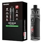 SMOK RPM 5 Kit Transparenz Verifiziert Tragbares RPM5 Pod Mod Vape Kit 80W mit 2000mAh Akku 6,5ml Pod fortschrittliche schnelles Typ-C-Laden Schwarz Leder Kein Nikotin Kompatibel mit RPM 3 Mesh Coils