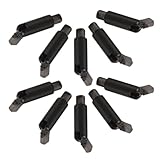 TOYZFRIENDY 14 Stück Lampenfassungsadapter aus Eisen mit 180° Drehbarem Gelenk Kompatibel für Badezimmer Decken und Wandlampen Verstellbarer Schrägdeckenadapter