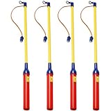 Koopower 4 Pack LED Laternenstab, Elektronischer Laternenstab für Partys, Geburtstage, Halloween, Weihnachten und Mehr