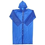 EXCEART Schutzoverall, Isolationskittel, Einweg-Overall, medizinischer blauer Overall, Schutzoverall, Regenmantel, Regenponcho