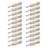 TOGEVAL 20 Stück Radioantennenadapter Auto Antennenstecker Iso zu Din Autoradio Anschlussadapter ohne Werkzeuginstallation Kompakt Robust für Kfz Radio Empfang