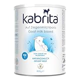 KABRITA | Ziegenmilch Pre Nahrung Anfangsmilch mit HMO 0-6 Monate | Hochwertige Babynahrung - Baby Milch, nahrhaft und sanft zum Babybauch | Inhalt: 800g Babynahrung-Milchpulver