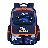 Amythe Schulrucksack Jungen Ergonomisch Schulranzen für 1. - 5. Klasse, Schultasche für jungs 6-12 Jahre mit Brustgurt Reflektor, Wasserdicht für Schule Reise