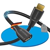 Sonero® 4K HDMI Verlängerungskabel, Premium High Speed, 4K 60Hz, HDMI Stecker auf HDMI Buchse, vergoldete Kontakte, zweifache Abschirmung, PVC-Mantel, 1,50m