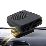 Youding 12V Autoheizung, tragbare Heizung fürs Auto, Schnell aufheizender Auto-Heizungs-Windschutzscheiben-Entfroster, Tragbarer Auto-Heizungs-Windschutzscheiben-Defogger,