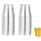 Diffaxy 30 Schnapsgläser plastik, transparente shot becher plastik(30 ml/1 oz), wiederverwendbar, für Partys, Hochzeiten, Grillabende, Festivals oder andere Veranstaltungen für Jugendliche