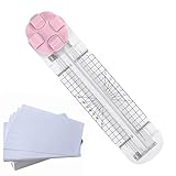 Papierschneider PP 35.5x8.3cm - 4-in-1 Papierschneider, Multifunktionales Schneidegerät, Für Präzisionsschnitte Auf Fotos, Papier Und Etiketten, Für Heimgebrauch Büro Bastelprojekte