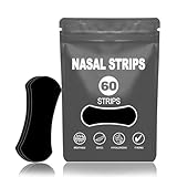 FLETUTE 60 Nasenpflaster Anti-Schnarch Strips, Extrastarker Halt für Sport & Schlaf – Hypoallergen, Öl/Schweißresistent, 6cm Universal Nasenstrips​