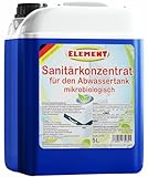 Sanitärflüssigkeit I Sanitärkonzentrat 5L I Campingtoilette Abwassertank WC I MIKROBIOLOGISCH I Sanitärflüssigkeit I Sanitärzusatz für Campingtoilette I Toilettenzusatz