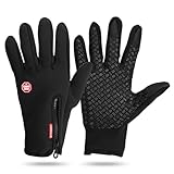 EIH1 Reithandschuhe Unisex Erwachsene Reithandschuhe Atmungsaktiv Touchscreen Handschuhe für Radfahren Reiten und Outdoor Aktivitäten Reithandschuhe Professional,M