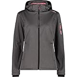 CMP Damen Damen-softshelljacke Mit Abnehmbarer Kapuze Jacke, Schwarz, M EU