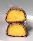 Lemke Marzipanbrot Sunny Orange 120 g – Handgemacht – Edelmarzipan mit fruchtiger Orangennote in Edelbitterschokolade – Premium Marzipan aus Berliner Manufaktur – Feinkost Geschenk