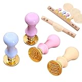 Xistuoz Teigtaschenpresse und Versiegelung | Chinesischer Segen Keksstempel – lebensmittelechte Teigtaschenpresse, Gebäckpresse, Keksbacken, Dekorieren für chinesisches Neujahr, Geburtstagskarten