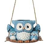 Nybhyjka Pflanzgefäß, Blumentopf, dekorativer Blumentopf mit Tieren, aus Kunstharz, wasserdicht, Drainage, niedlich, kreativ, für Büroregaltisch