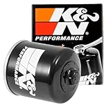 K&N Ölfilter für Motorräder: Entwickelt für die Verwendung mit synthetischen oder konventionellen Ölen. kompatibel mit Ducati, Bimota Motorräder KN-153 (Patrone 78 x 85mm), Rot